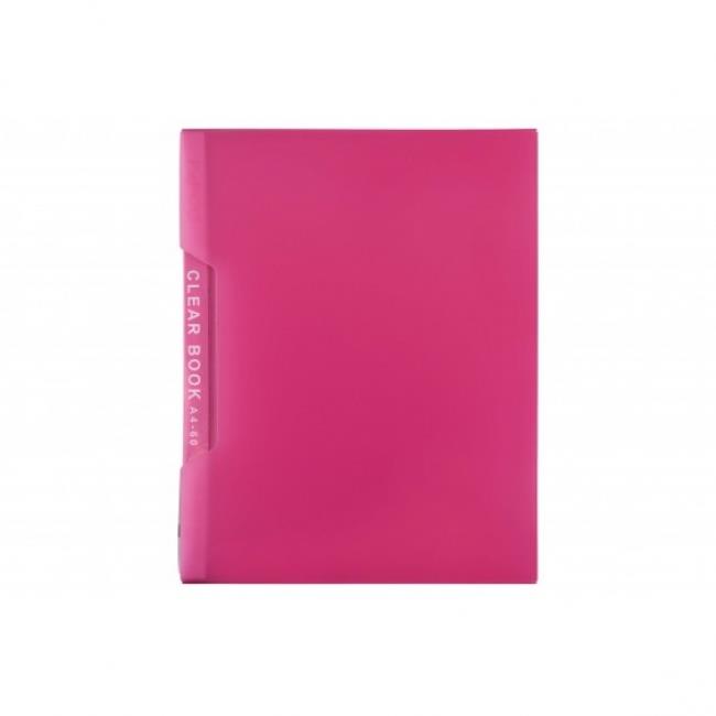 کلیربوک 60برگ قابدار شفاف پاپکو  A4-60